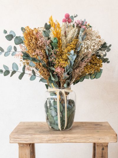 Jarrón con flores preservadas Agatha Magno