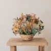 Cesto con flores preservadas Agatha