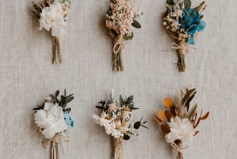 Prendido de flores preservadas 1 Camomile Bouquet