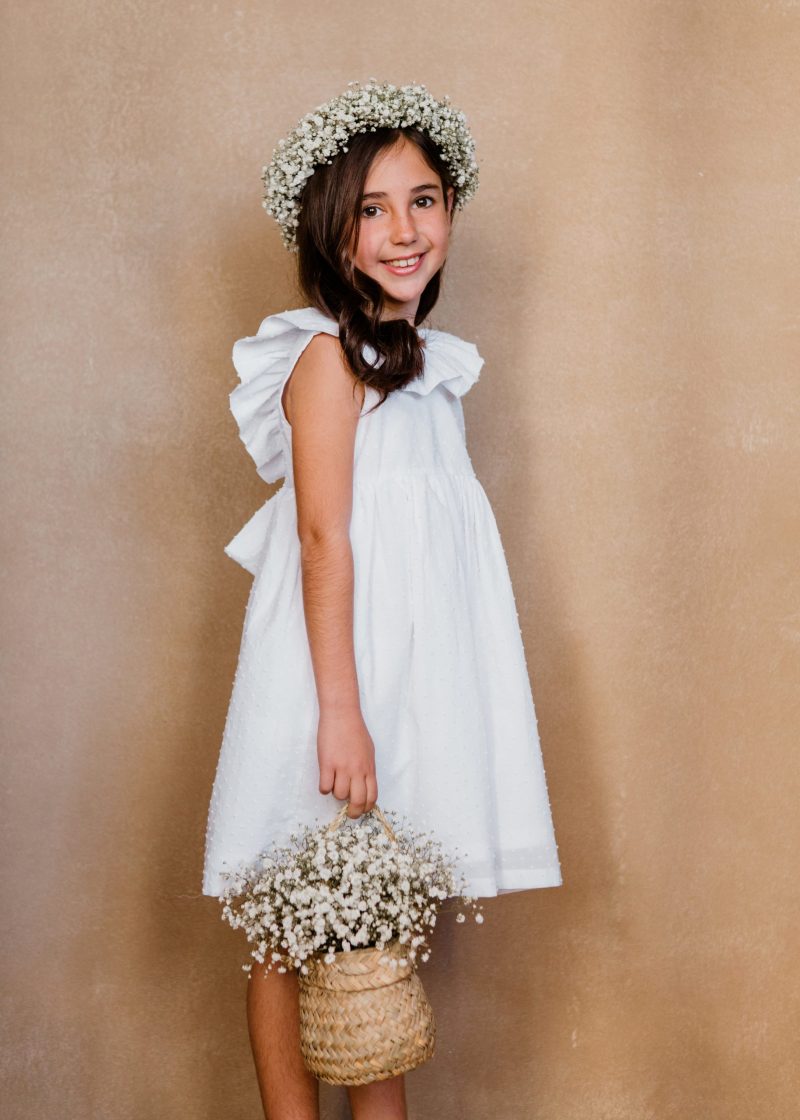 Cestas de mimbre de paniculata fresca - Camomile Bouquet