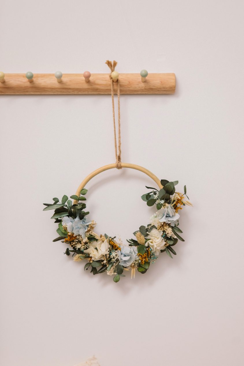 Bastidor liso de flores preservadas Miranda 1- Camomile Bouquet