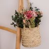 Cesta con flores preservadas con asita Chloé - Camomile Bouquet