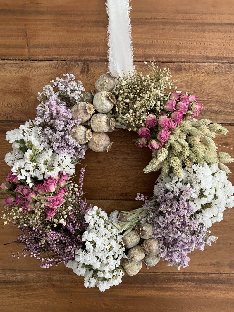 Workshop Corona de flores preservadas - Camomile Bouquet