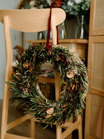 Corona silvestre preservada - Camomile Bouquet