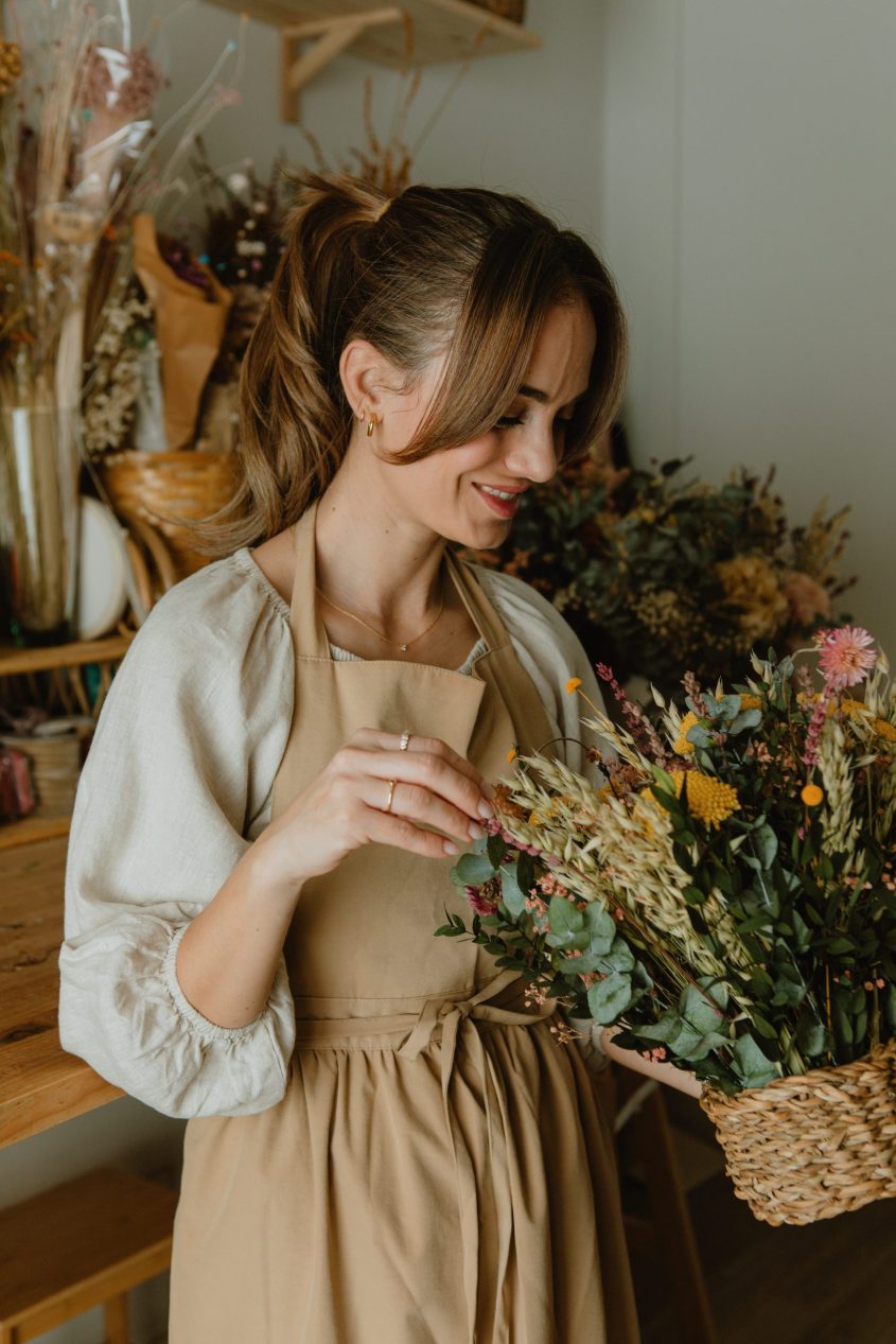 taller de Primavera – Cestas de Flores Preservadas - Camomile Bouquet (2) (1)