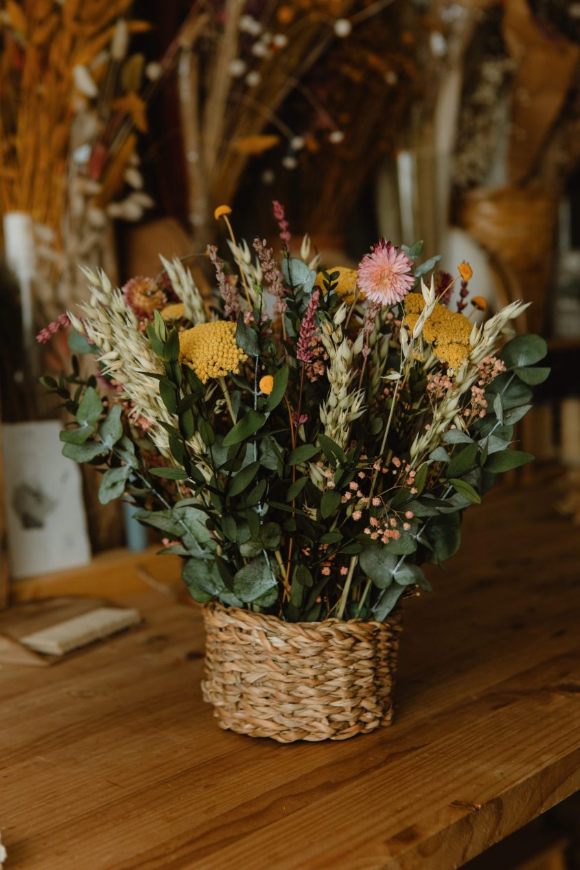 taller de Primavera – Cestas de Flores Preservadas - Camomile Bouquet (3) (1)