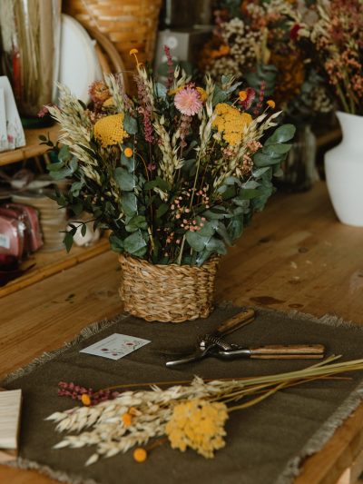 taller de Primavera – Cestas de Flores Preservadas - Camomile Bouquet (4) (1)